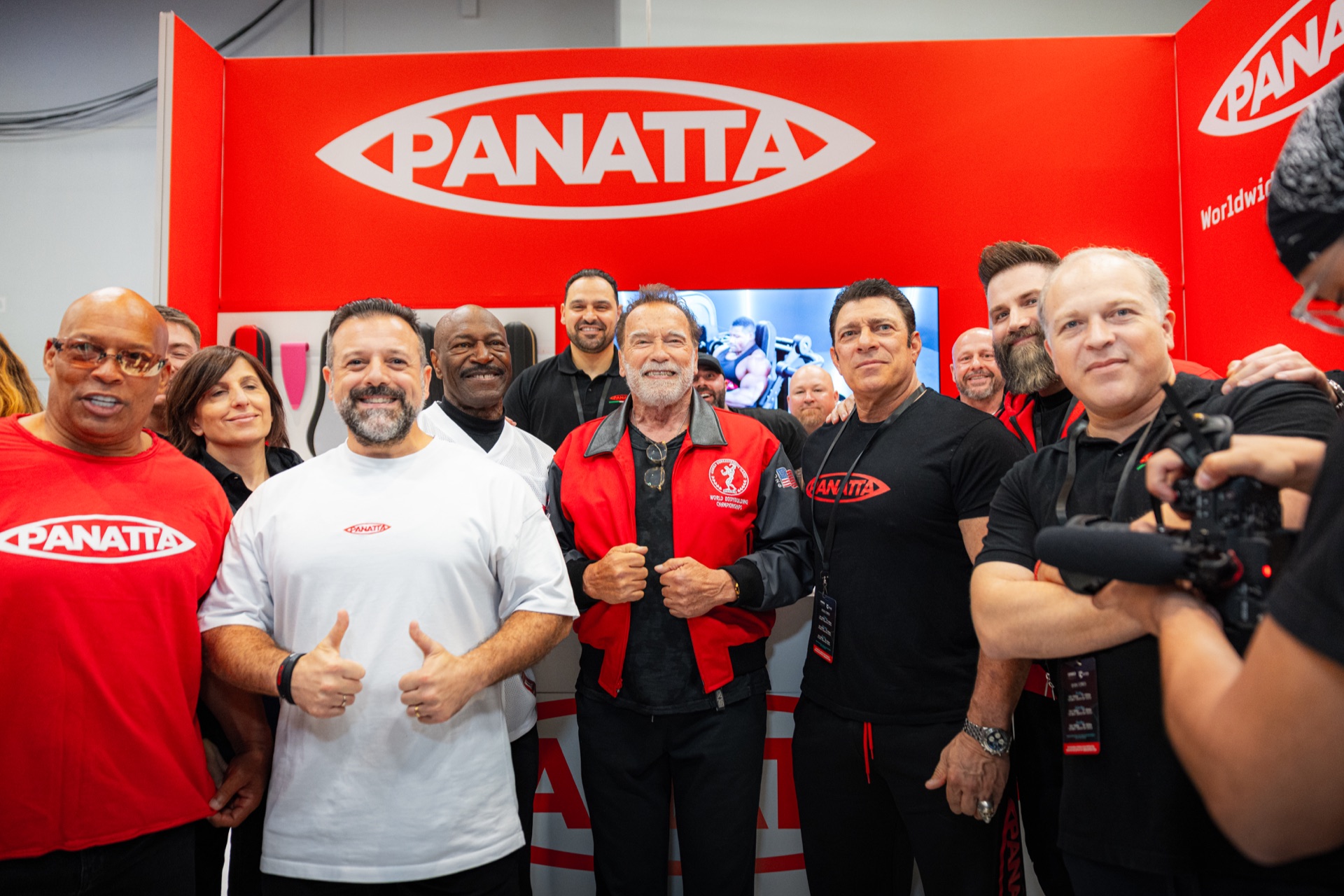 Arnold Schwarzenegger at Panatta