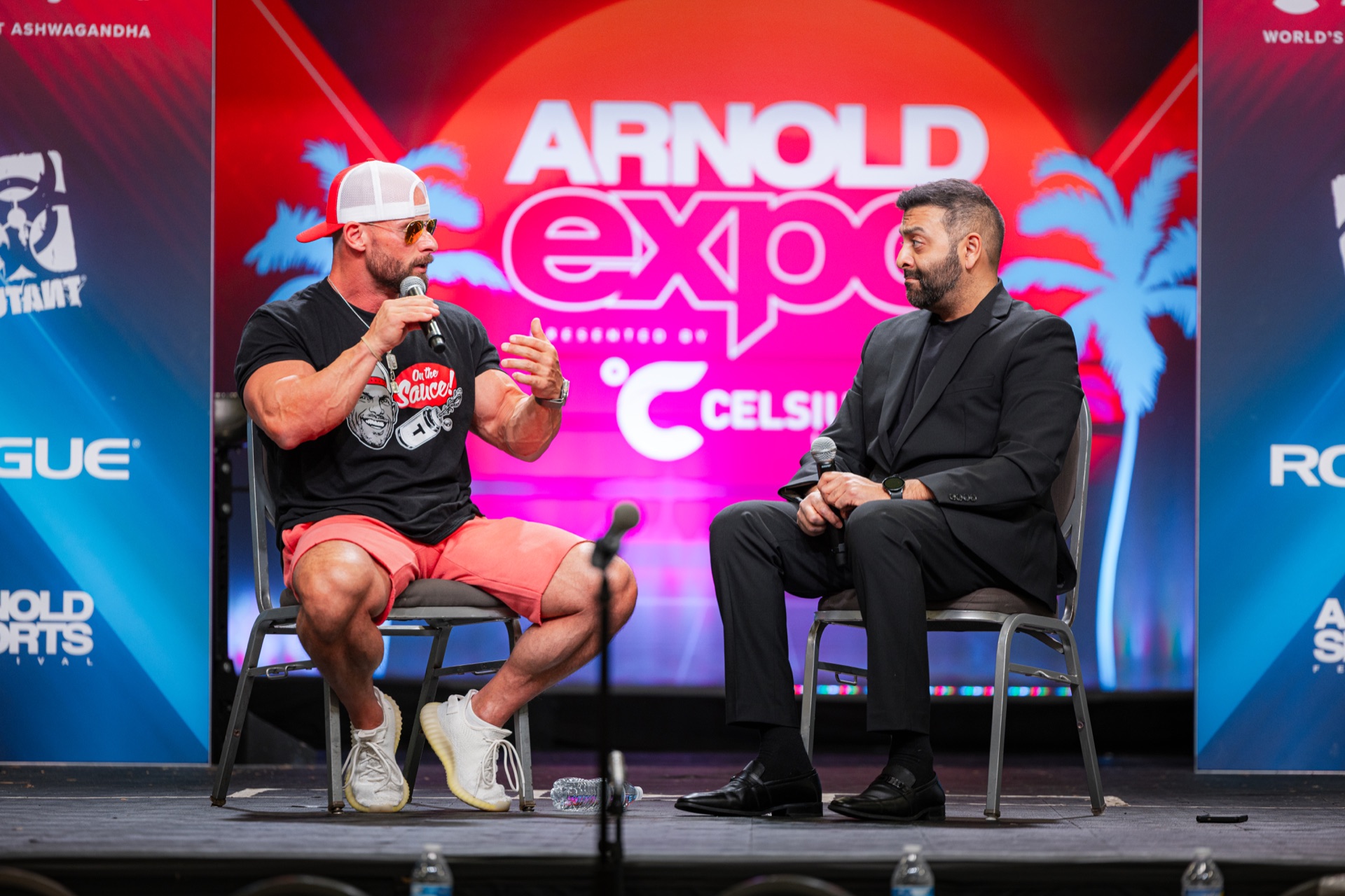 Arnold Expo stage · live interview