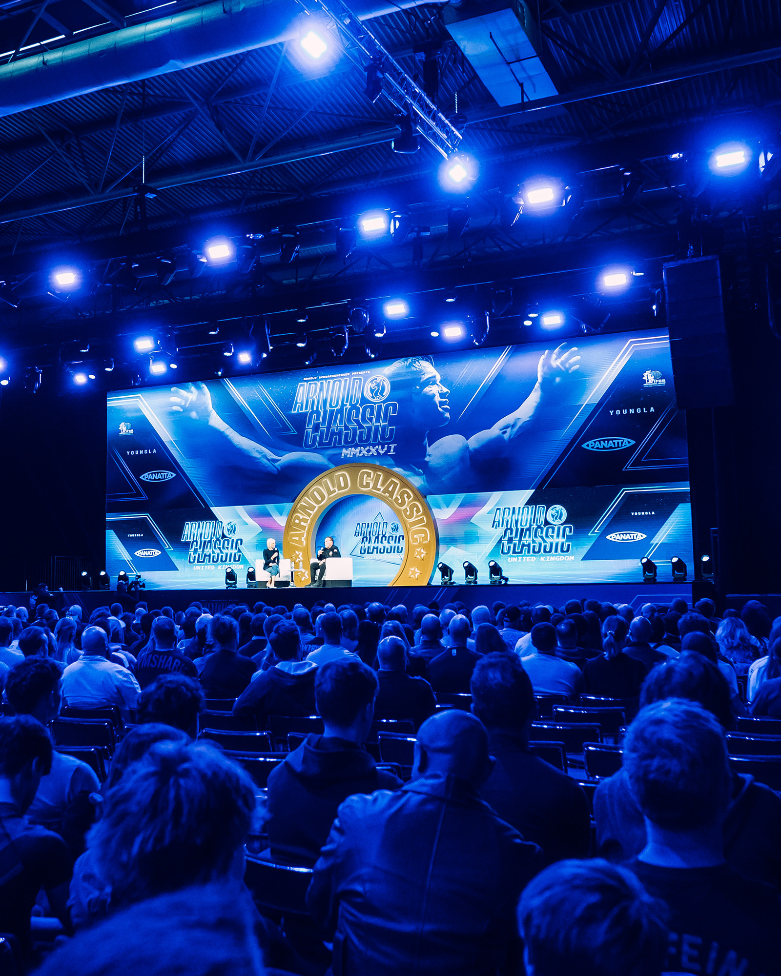 Arnold Classic UK competition stage